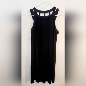 Bcbg Black Dress Sleeveless size L